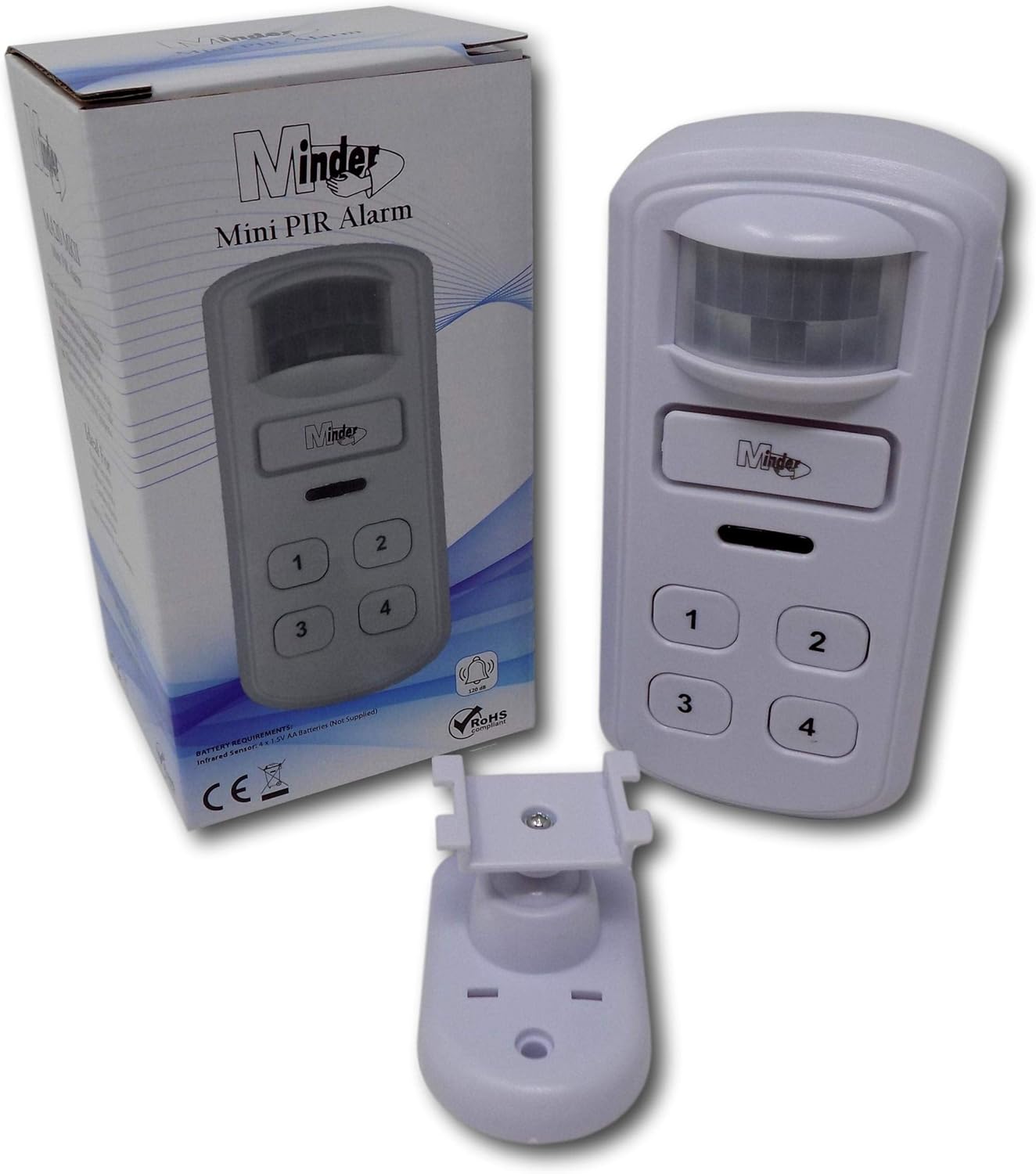 Minder MA20 MkII PIN Key Coded PIR Motion Sensor Detection Battery