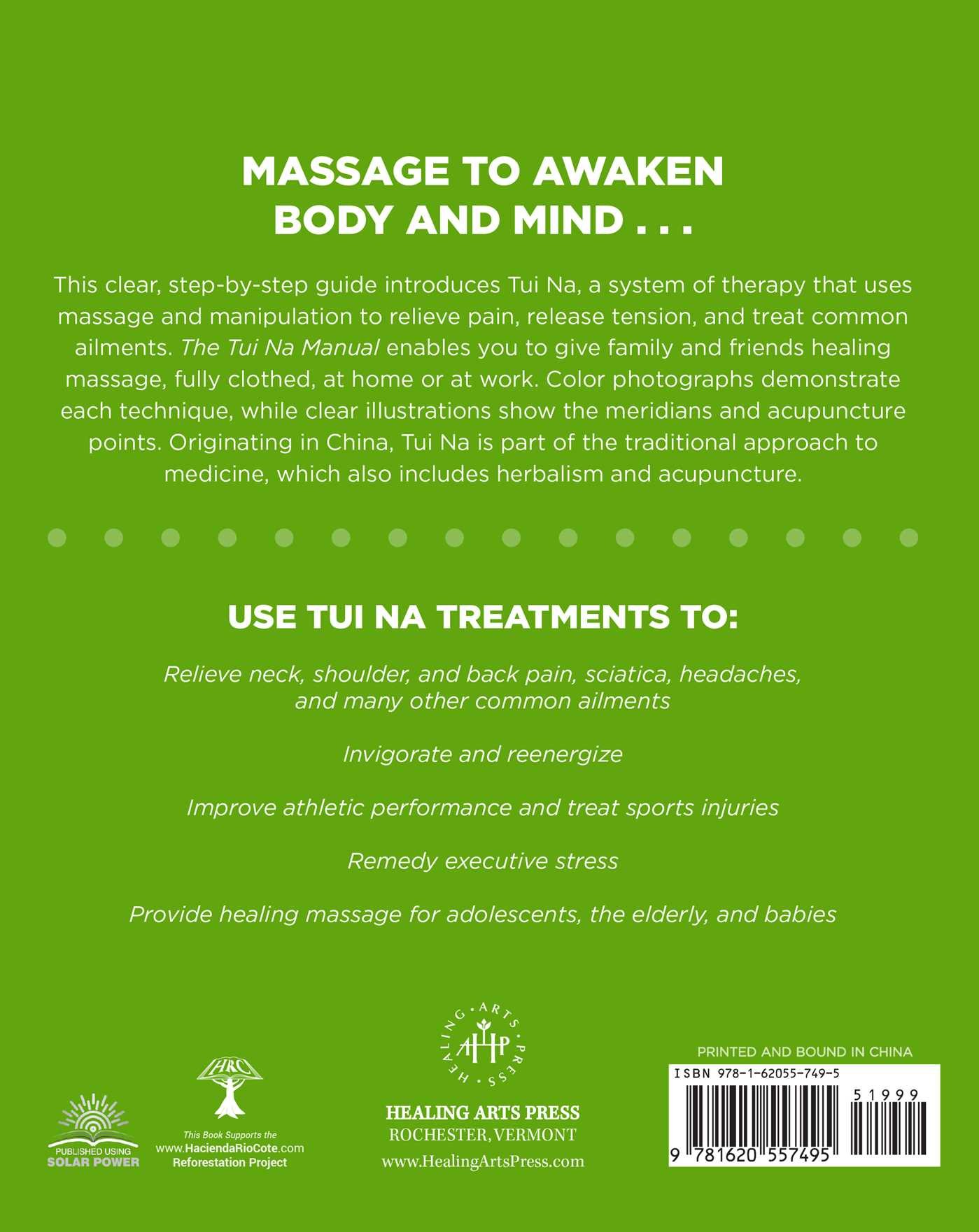 The Tui Na Manual: Chinese Massage to Awaken Body and Mind: Maria Mercati:  9781620557495: Amazon.com: Books