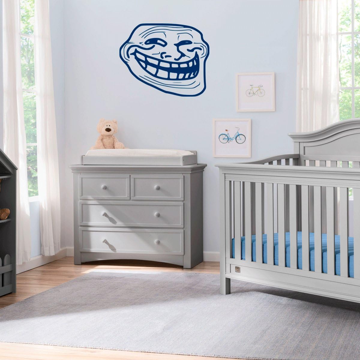 troll nursery crib