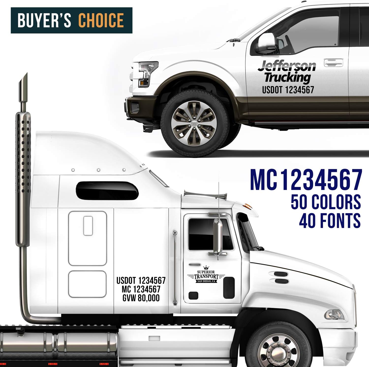 Amazon.com: USDOT Sticker: Automotive