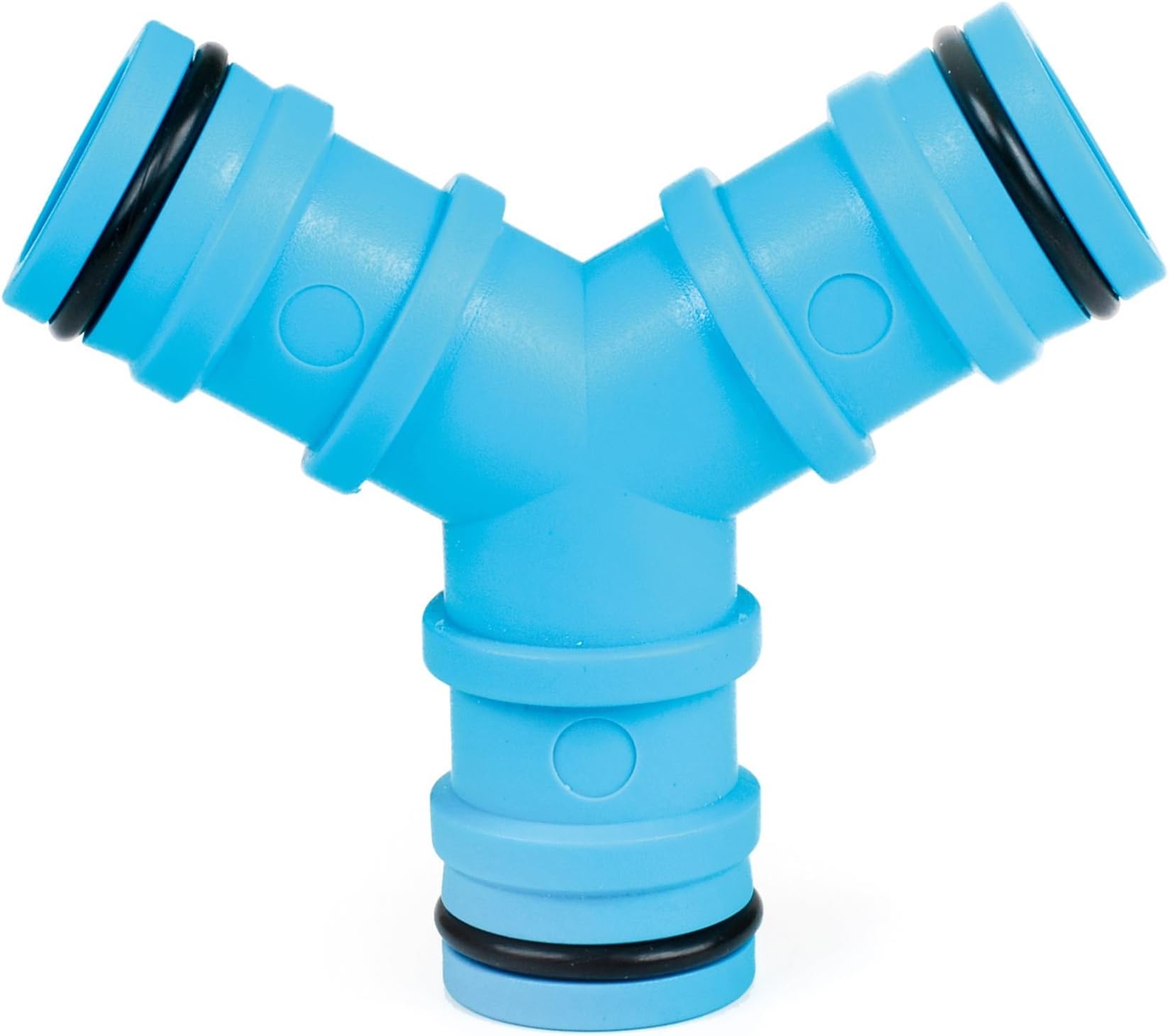 Quantum Garden Y- Fitting 3-Way Connector, Blue, 1"
