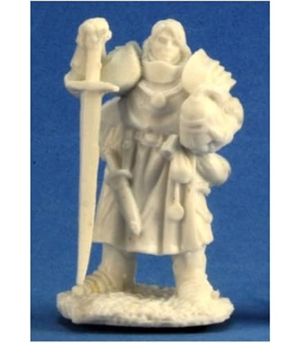 Reaper Miniatures Tierdeleira, Dark Elf Cleric – Fantasy Miniatur, 25 Mm, Unbemalt, Aus Polymer