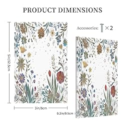 OILbiexn Light Switch Cover Boho Colorful Florals