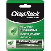 ChapStick Classic Spearmint Lip Balm Tubes, Moisturizing ChapStick for Lip Care, 0.15 Oz