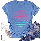 Hawaiian Flower Shirt for Women : Aloha Shirt Hibiscus Flower Graphic Shirt Hawaii Trip Shirt Summer Vacation Tee Top