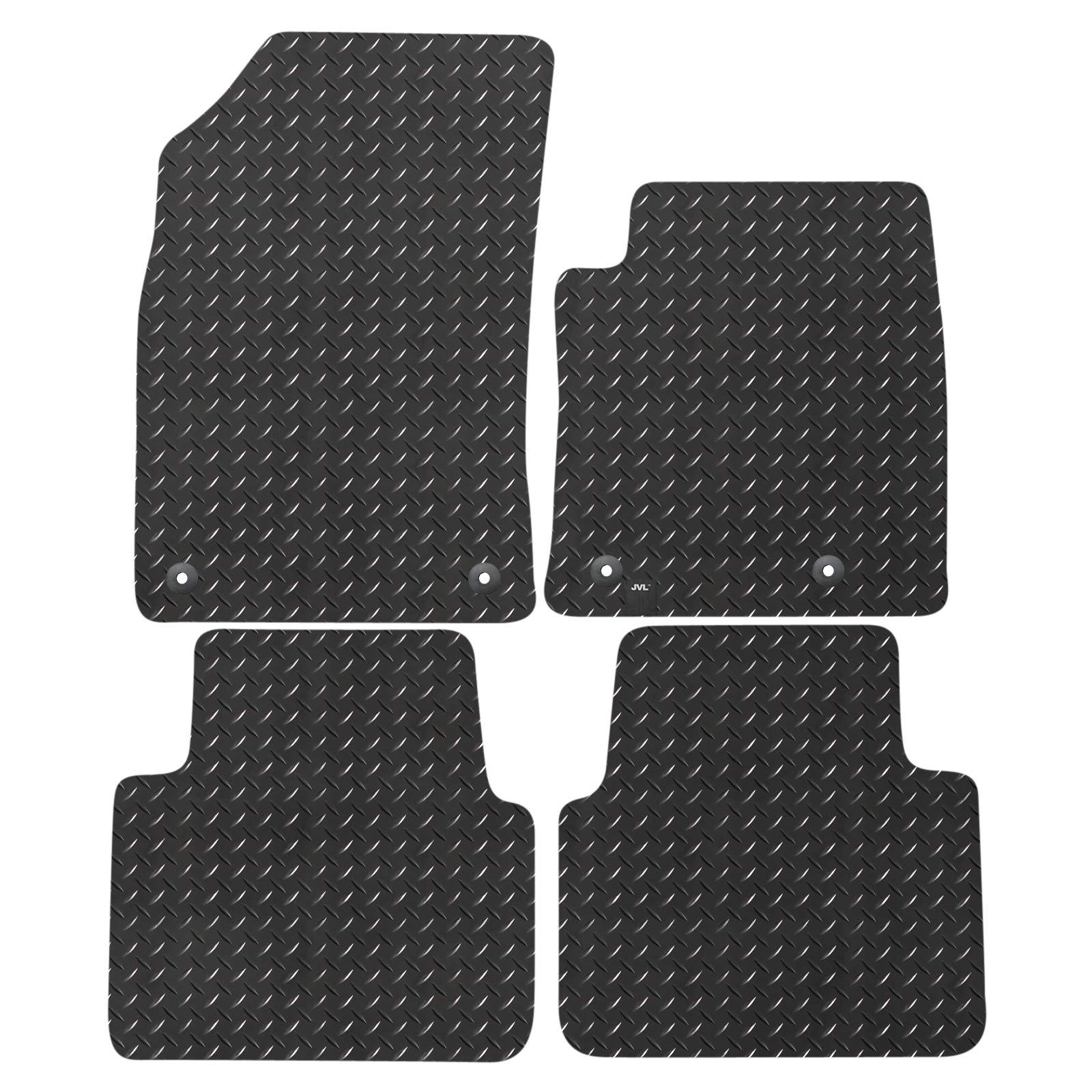 JVL Fully Tailored Rubber Car Mat Set for C3 Aircross 2018-On
