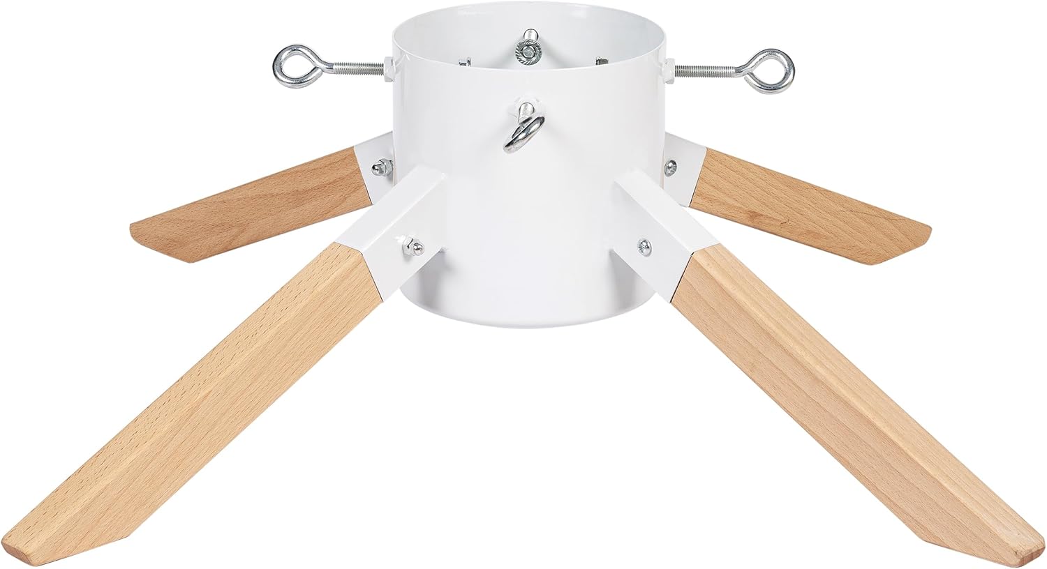 Tree Stands - Blissun Christmas Tree Stand for Real Trees, Christmas Tree Holder for Live Tree, Xmas Tree Stand Base, Fits up to 8.5FT Real Trees, White