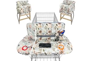 Shopping Cart Cover For Baby Grocery Cart Cover For Baby boy and Baby Girl, High Chair Cover For Baby and Toddler, Baby Regis