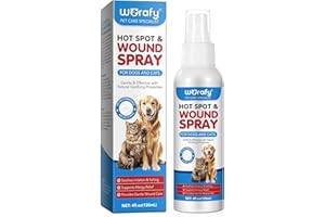 Pet Hot Spot Spray, for Dogs and Cats. Suitable for Sensitive Skin. Soothes Dry Skin, Scratching, Excessive Licking & Cleanse