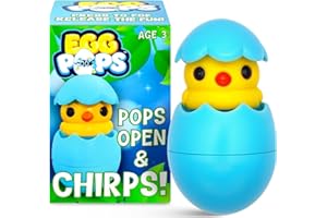 KAMHI WORLD Easter Basket Stuffers for Teens, Pop & Play Toy, Boys Basket Fillers, Unique Holiday Presents for Boys & Girls, Fun Spring Gifts for Teens, Novelty Item (Chick)