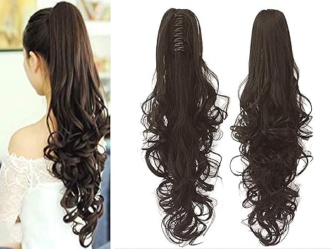 Iyaan Ponytail Extension Wig Synthetic Wavy Curly Clutcher