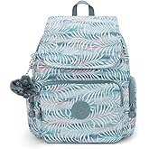 Kipling City Zip Small Printed Backpack Palmtree Leaves