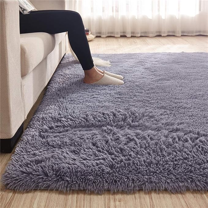 Amazon.com: LIUCS Carpet, Solid Color Short Velvet ，Machine Woven ...