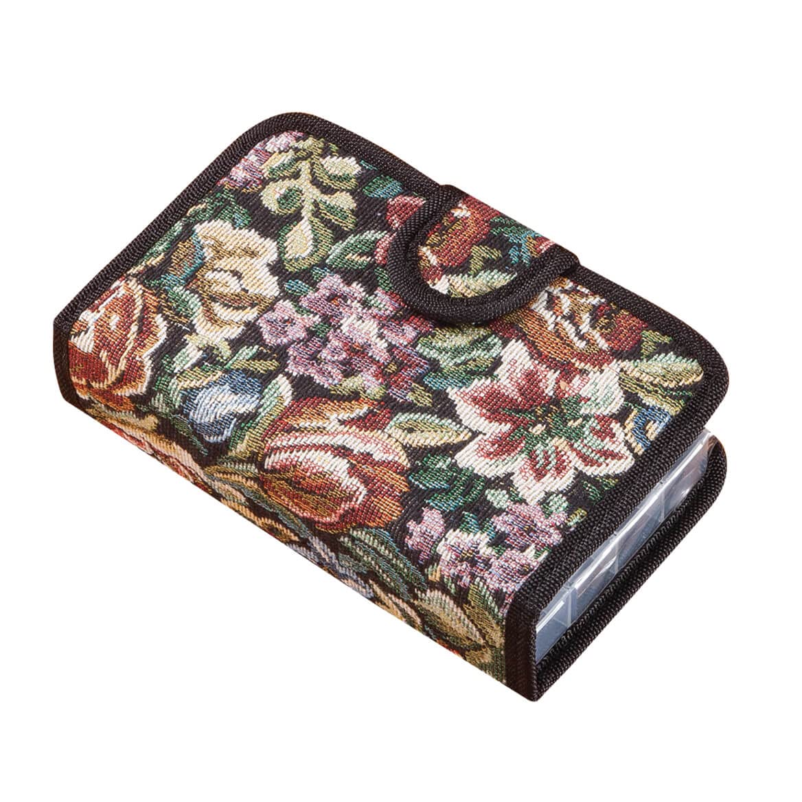 Photo 1 of Easy Comforts 14 Day Pill Holder, Travel Case Medication Reminder Pill Box with Detachable Compartments, Tapestry
