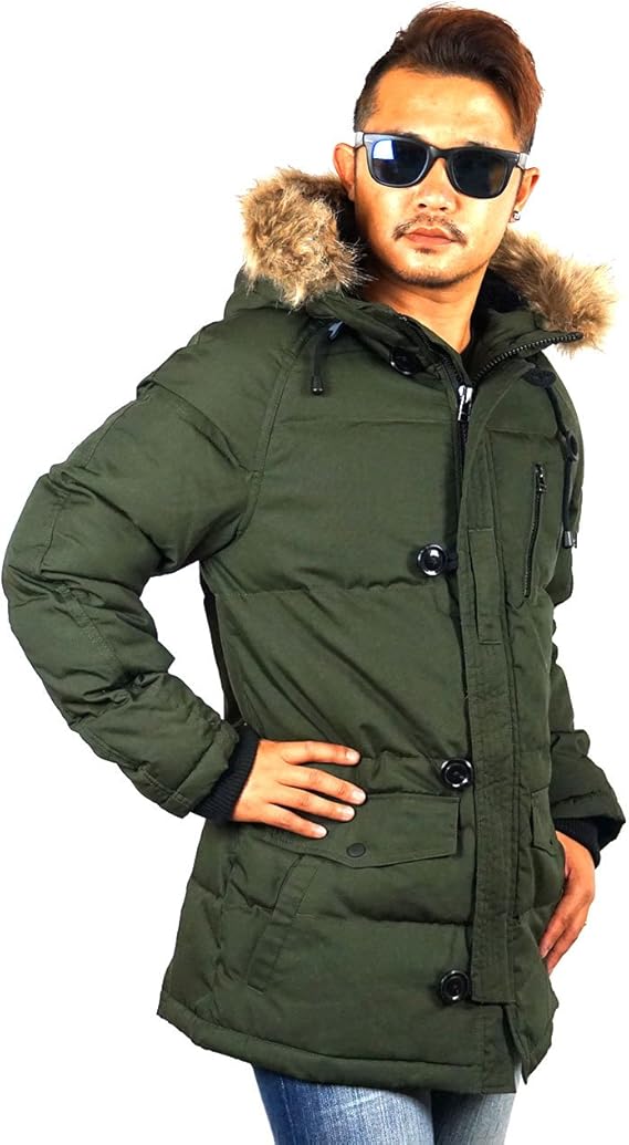 Amazon N 3b 大きいサイズ メンズ コート N3b ミリタリーコート 中綿 3l カーキ コート ジャケット 通販