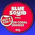 Blue Squid PRO Face Paint - Professional Water Based Single Cake Facepaint & Body Paints - SFX Makeup, Kids Adults Face Painting for Costume, Halloween, Cosplay - Neon Coral Orange 30g / 1oz