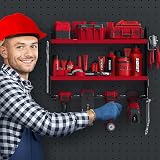 Bomclap Wall Mounted Heavy Duty 4 Slot Power Impact Drill Tool Rack Screwdriver view 6