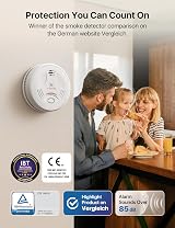 X-Sense Smoke Alarm 10-Year Battery 2 Pack EN 14604 SD11 view 2