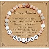 AHAETH Abuela Bracelets for Women from Grandkids Best Abuelita Charm Mothers Day Jewelry Gift for Abuela Birthday