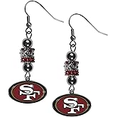 Siskiyou Sports NFL womens Euro Bead Earrings