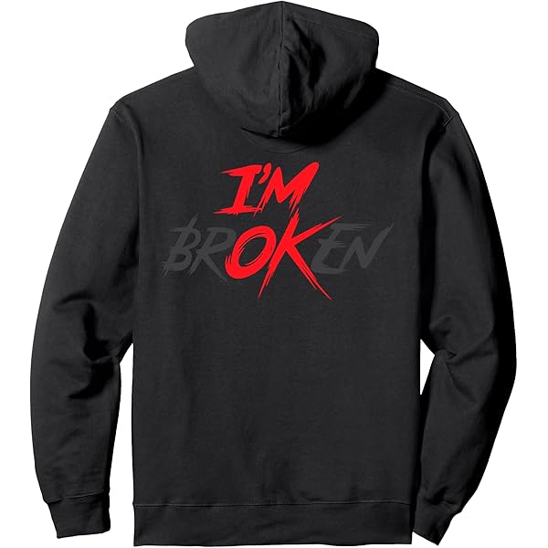 トップス STRONG 005 BROKEN HOODIE (BLACK) STRONG 005 BROKEN HOODIE (BLACK)