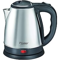 Prestige Electric Kettle PKOSS - 1500watts, Steel (1.5Ltr), Black