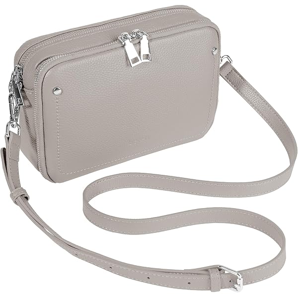 Prada Women's White Vitello Phenix Leather Crossbody HandBag