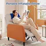 VEGCOO 5 Pack Inflatable Travel Pillows 22x34cm Flocked PVC Lightweight view 6