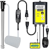 2000W Bathtub Heater | Pool Heater for Above Ground Pools, Portable Extra Baptistry Heaters for Baptismal Water Warmer, Inflatable Hot Tubs Warmer -120V Immersion Water Heaters for Bathtub