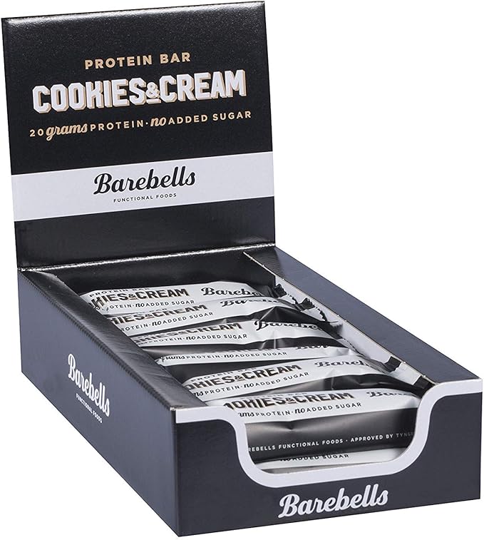 Barebells Barbells Protein Bars 55g x 12 Bars (Cookies & Cream) Buy