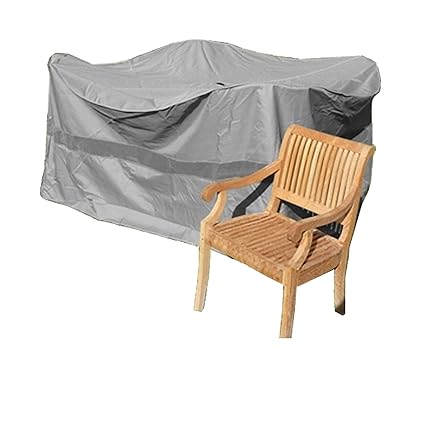 Premium Tight Weave Bar High Dining Set Cover 98 Dia. x 41H, Fully Covered top NO Umbrella Center Hole in Grey