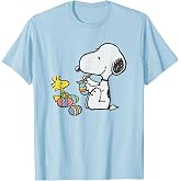 Peanuts Snoopy and Woodstock Easter Eggs T-Shirt