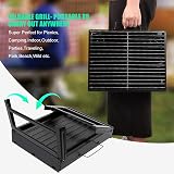 AGM Barbecue Grill Portable Folding Charcoal Grill Desk Tabletop Outdoor view 4