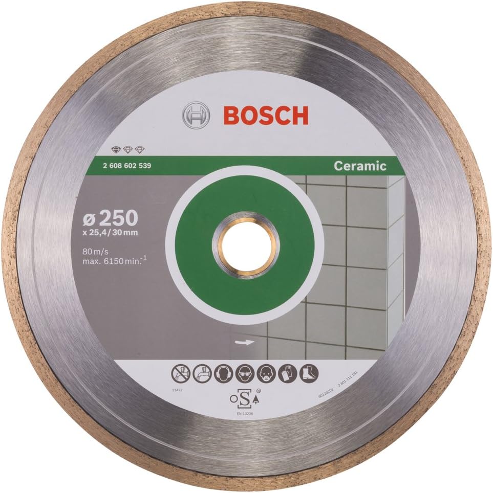Bosch Accessories Professional 1x Diamond Cutting Disc Standard for Ceramic (for Stone Tile, Ceramic