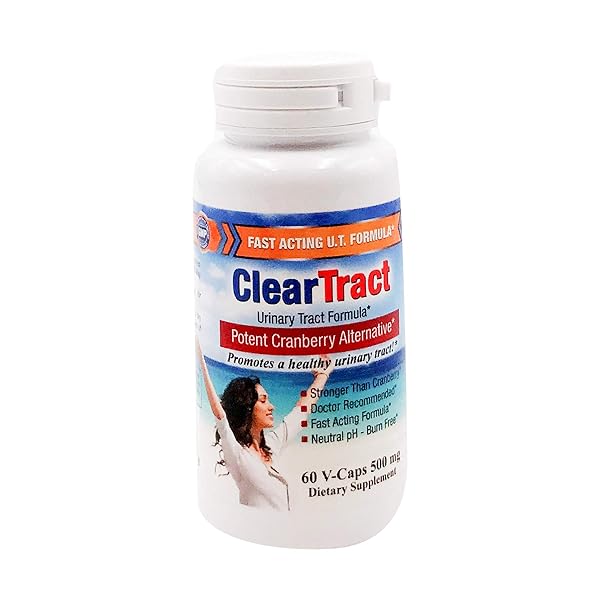 CLEARTRACT D-MANNOSE FORMULA CAPSULES, 500 MG, 60 COUNT