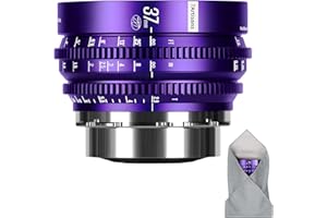 7artisans 37mm T2.9 Floral Bloom Art Series Explosive Bokeh Full-Frame Manual Focus Professional Cine Lens PL Mount Compatibi