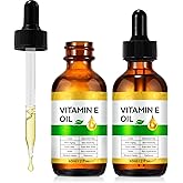 Liefiet Vitamin E Oil, Pure Vitamin E Oil for Skin, Scars, Nails and Scalp, Face and Body Moisturizer, Hydrating Dry Skin, Reduce Stretch Marks, Fine Lines & Wrinkles, 2Fl Oz (Pack of 2)