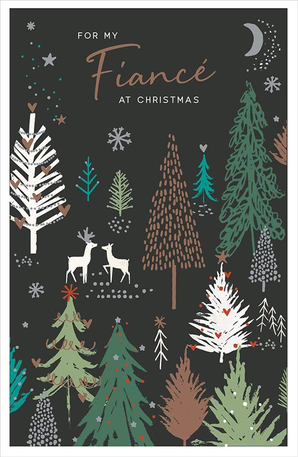 Fiance Christmas Card for Partner, Christmas Card for Fiance, Christmas Card for Him, Partner Xmas Card
