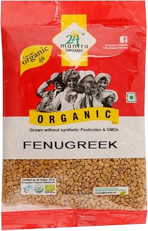 24 Mantra Organic Fenugreek Seed, 100g