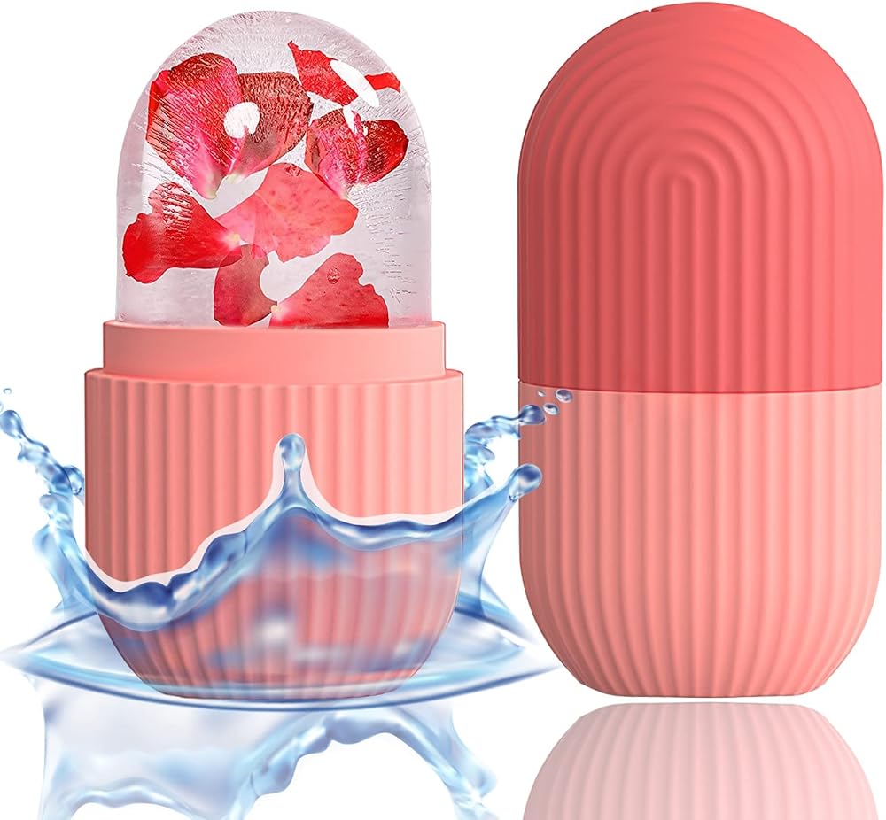XHJRI Ice Cube Roller Massager for Face, Eyes and Neck Naturally Conditioning and Skin Care,De-Puff Eye Bags,Reduce Migraine