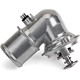 MILIPARTS Upgrade Aluminum Thermostat Housing Assembly Compatible with 2014-2022 RAM 1500 Jeep Grand Cherokee Wrangler Gladiator 3.0L Diese
