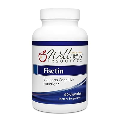 Fisetin - Great Value for Top Quality (100mg, 90 Capsules) - Novusetin Supplement for Memory, Focus, Brain Health - Gluten-Free, Non-GMO, Vegan