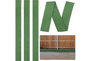 BIUBEE 4 Pcs 7'× 6'' Long Sand Bags for Flooding - Thickened Canvas Flood Protection Sandbag Tube with Elastic Band, Reusable Flood Rain Wind Barrier Sand Bag Tube for Door Window Flood Control