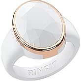 Rinfit Silicone Wedding Bands for Women - Women's Silicone Rings - Rubber Wedding Band - Oversized Oval - Patent Pending Design