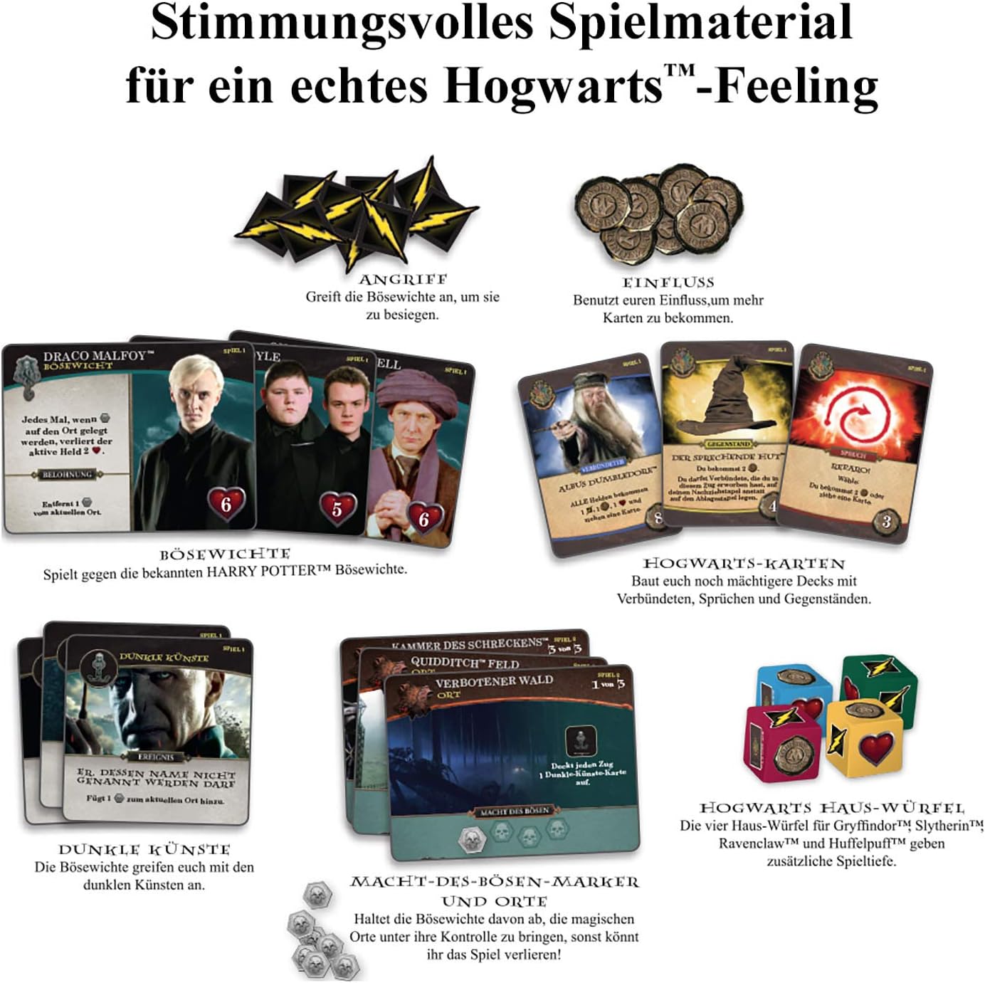 KOSMOS 693398 - Harry Potter Kampf um Hogwarts. Das Harry Potter Spiel Hogwarts Battle in deutscher Sprache - Image 5