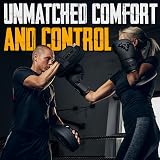 Islero Fitness Boxing Focus Pads Matte Black Training Mitts view 6