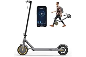 NAVIC Electric Scooter Adults,Max 19/22/27/49 Miles Ranges,Top Speed 19/22 mph,350/750W Peak Motor, Folding E-Scooter with Dual Braking Dual Suspension