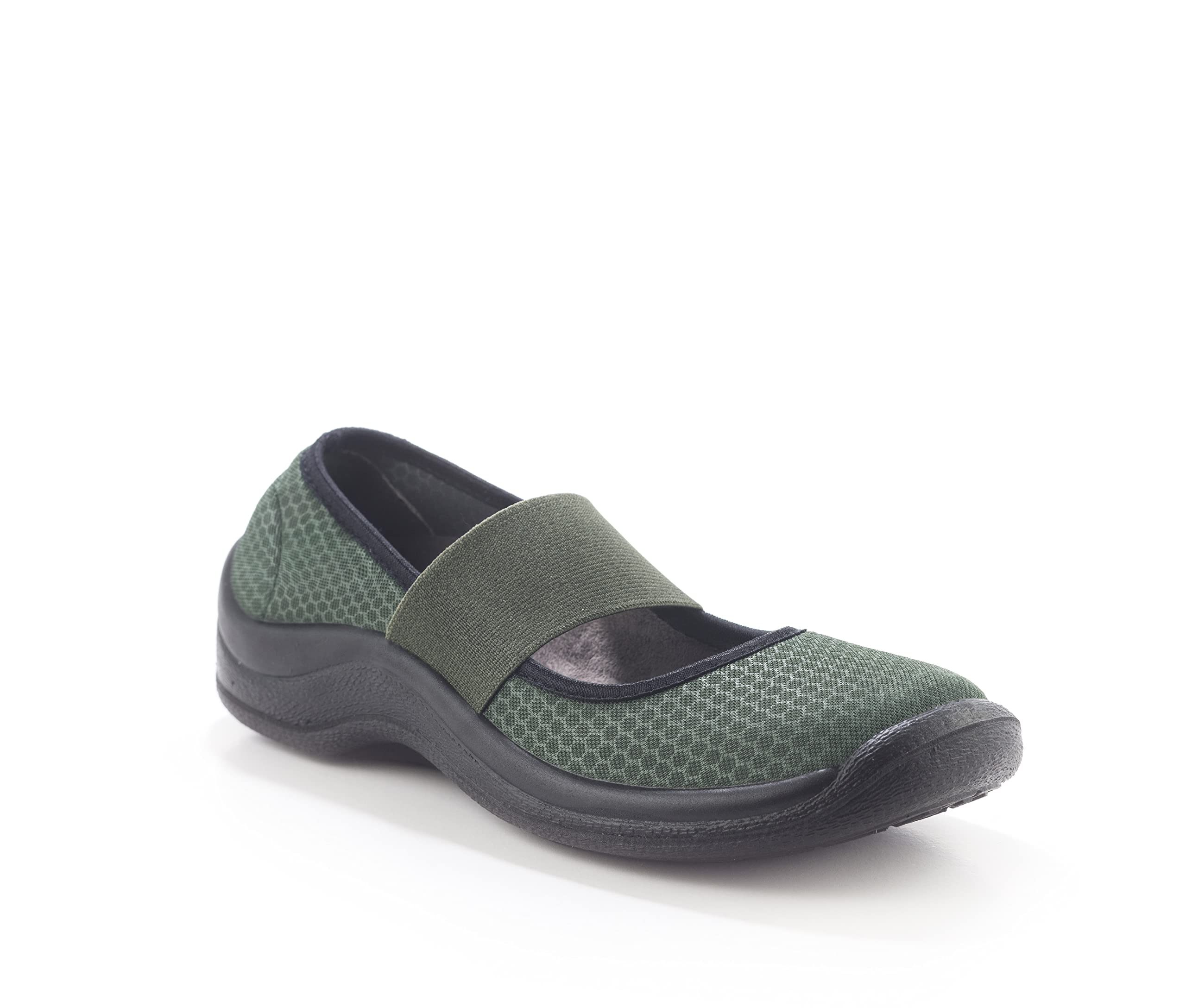 Codeor CBV.35 Bailarina Professional Slip On Safety Shoe - Green, 35 Size