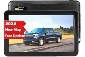 QEDASS GPS Navigation for car, 9-inch High-Definition Touch Screen，2024 Maps (Free Lifetime Updates), Truck GPS Commercial Drivers, Semi Trucker GPS Navigation System, Custom Truck Routing