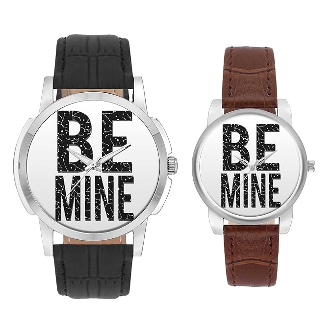 Gifts for Couple, Multicolor Dial Wrist Watch for Men and Women